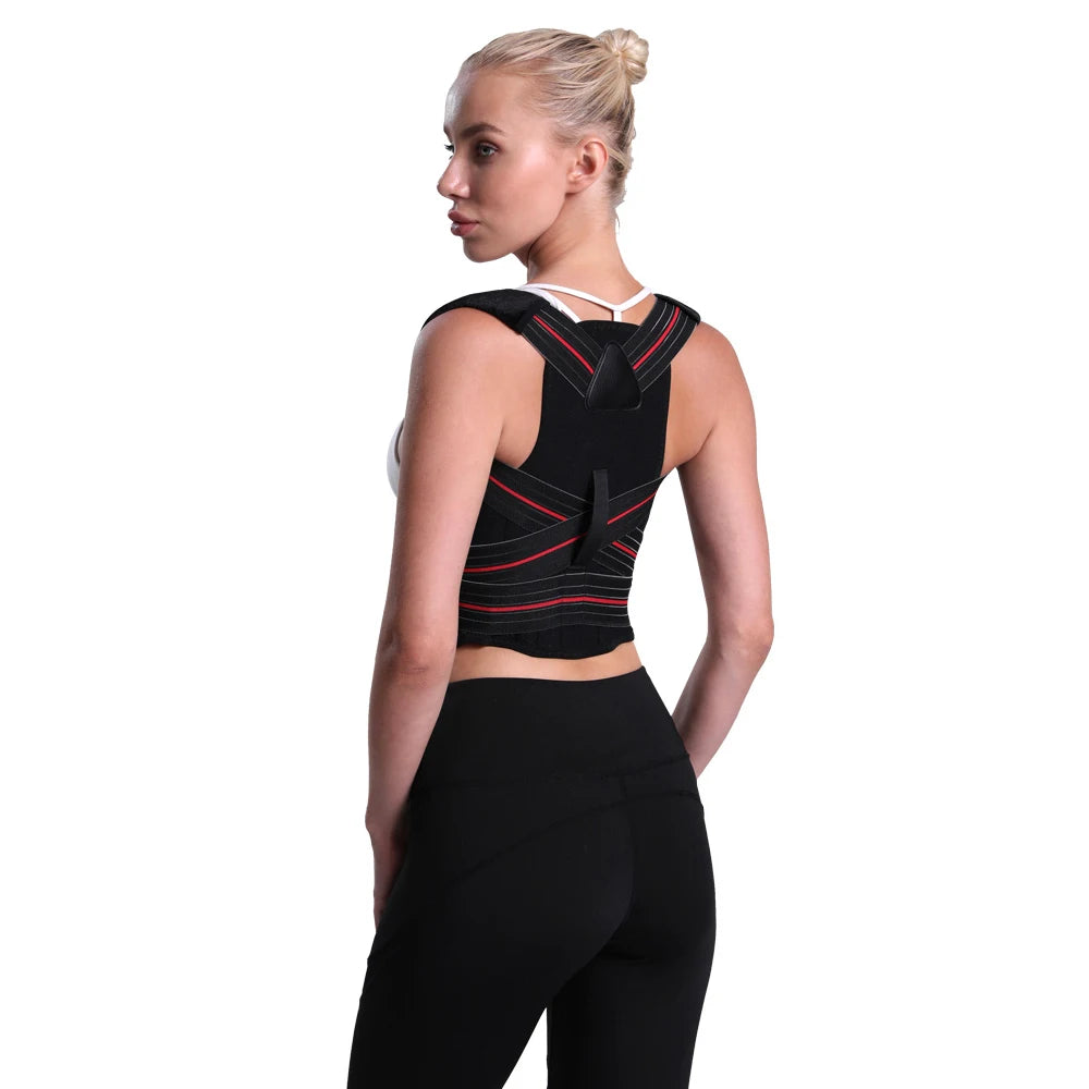 BraceTop Adjustable Posture Corrector Back Support Shoulder Brace Posture Correction Spine Posture Corrector Postural Fixer Tape