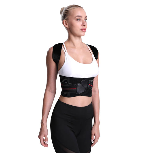 BraceTop Adjustable Posture Corrector Back Support Shoulder Brace Posture Correction Spine Posture Corrector Postural Fixer Tape
